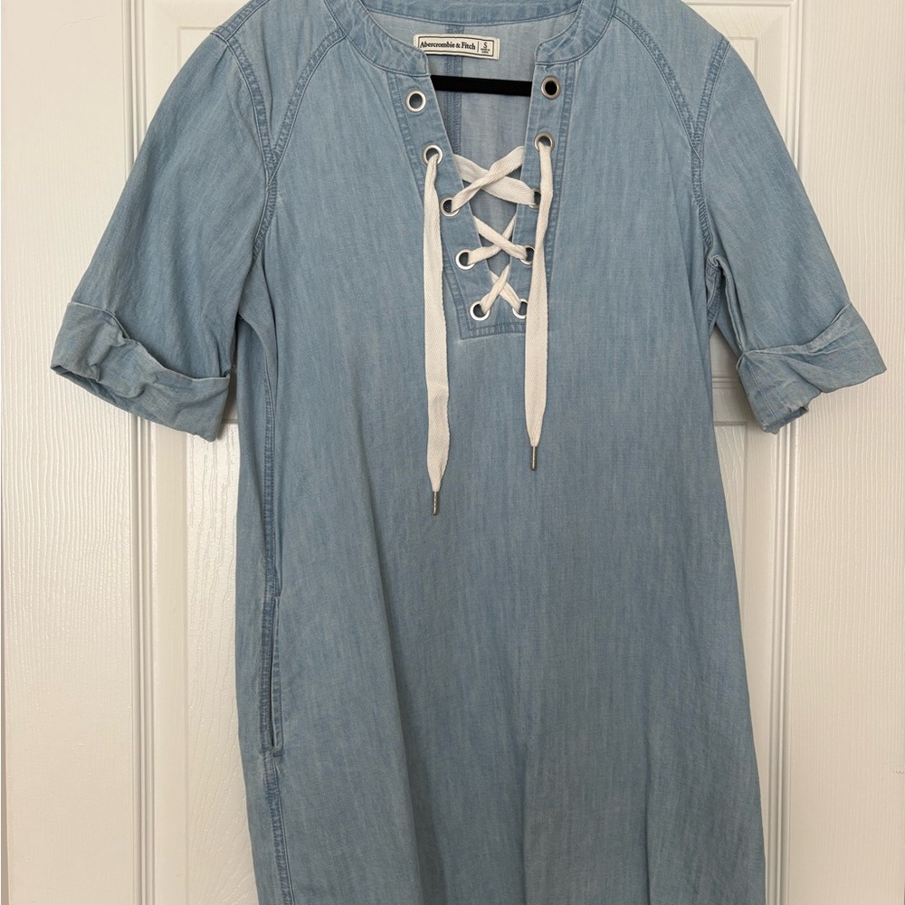 Abercrombie & Fitch Light Blue Mini Dress